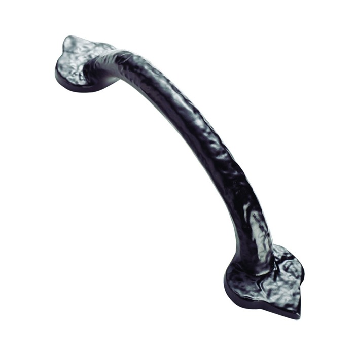 Fleur de Lys Hammered Pull Handle